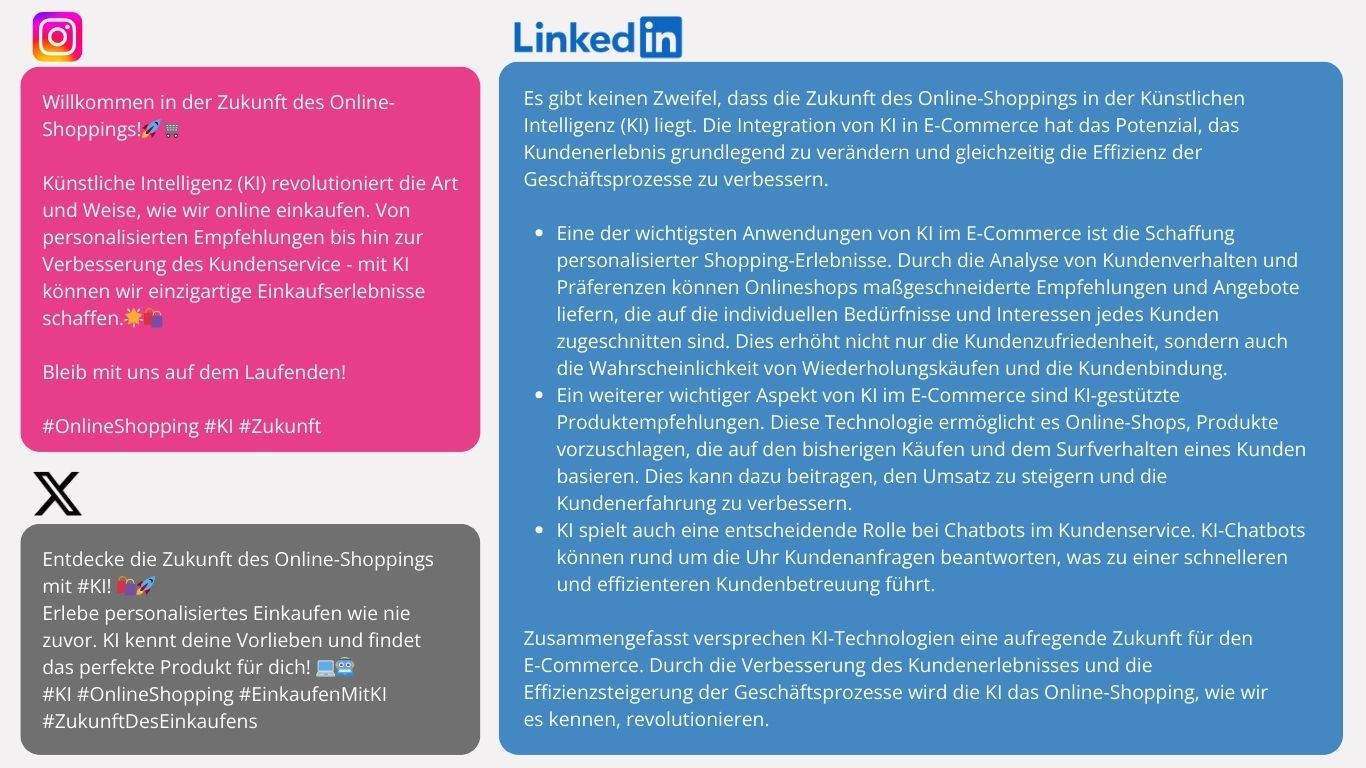 SocialMedia-Beispiele